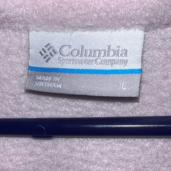 Columbia Jacket Womens Black Button Up Mock Neck Soft Fleece Outdoor - Picture 3 of 3